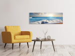 Leinwandbild Panorama Die Wellen des Meeres
