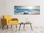 Leinwandbild Panorama Die Wellen des Meeres