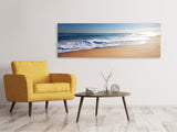 Leinwandbild Panorama Privatstrand