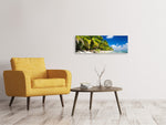 Leinwandbild Panorama Die einsame Insel