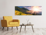 Leinwandbild Panorama Herbstanfang