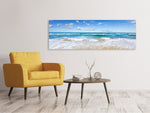 Leinwandbild Panorama Die Gezeiten und das Meer