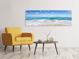 Leinwandbild Panorama Die Gezeiten und das Meer
