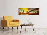 Leinwandbild Panorama Skyline Brooklyn Bridge NY