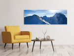 Leinwandbild Panorama Der Berg im Schnee