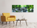 Leinwandbild Panorama Wasserfall Agua Azul