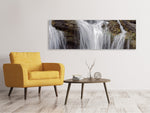 Leinwandbild Panorama Wasserfall XXL