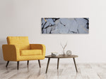 Leinwandbild Panorama Schieferplatten