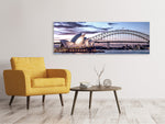 Leinwandbild Panorama Skyline Sydney Opera House