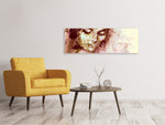 Leinwandbild Panorama Romantisches Portrait einer Schönheit