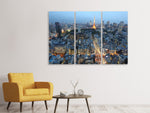 Leinwandbild 3-teilig Paris am Abend
