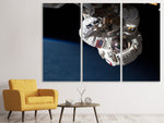 Leinwandbild 3-teilig Astronaut in XL