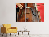 Leinwandbild 3-teilig Das Cello