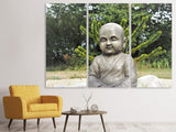 Leinwandbild 3-teilig Der weise Buddha