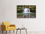 Leinwandbild 3-teilig Beste Aussicht auf den Wasserfall