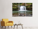 Leinwandbild 3-teilig Beste Aussicht auf den Wasserfall