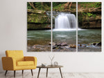 Leinwandbild 3-teilig Beste Aussicht auf den Wasserfall