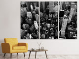 Leinwandbild 3-teilig New York von oben