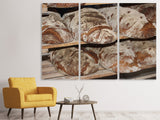 Leinwandbild 3-teilig Das Bauernbrot