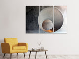 Leinwandbild 3-teilig Beton Kunst