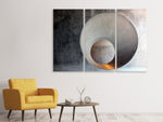 Leinwandbild 3-teilig Beton Kunst