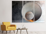Leinwandbild 3-teilig Beton Kunst