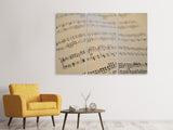 Leinwandbild 3-teilig Die Musiknoten