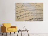 Leinwandbild 3-teilig Die Musiknoten
