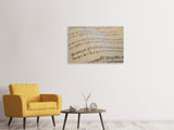 Leinwandbild 3-teilig Die Musiknoten