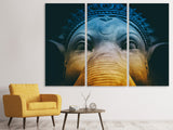 Leinwandbild 3-teilig Close up Ganesha