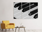 Leinwandbild 3-teilig Klaviertasten XL