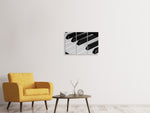 Leinwandbild 3-teilig Klaviertasten XL