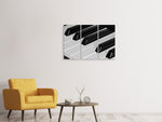 Leinwandbild 3-teilig Klaviertasten XL