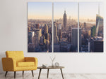 Leinwandbild 3-teilig New York bei Sonnenaufgang