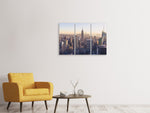 Leinwandbild 3-teilig New York bei Sonnenaufgang