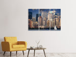 Leinwandbild 3-teilig Segeltörn New York