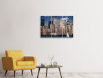 Leinwandbild 3-teilig Segeltörn New York