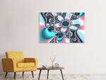 Leinwandbild 3-teilig Fraktale Kunst