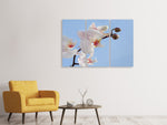 Leinwandbild 3-teilig Orchidee im Himmel