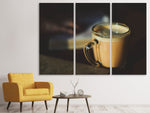 Leinwandbild 3-teilig Milch-Kaffee
