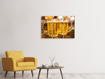 Leinwandbild 3-teilig 2 Biergläser