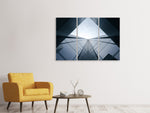 Leinwandbild 3-teilig Architektur aus Glas