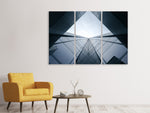 Leinwandbild 3-teilig Architektur aus Glas