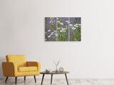 Leinwandbild 3-teilig Wilde Blumenwiese