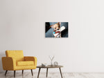 Leinwandbild 3-teilig Gehorsamer Chihuahua
