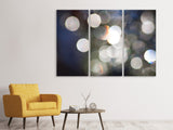 Leinwandbild 3-teilig Abstrakte Lichterpunkte