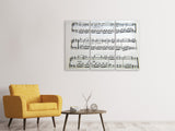 Leinwandbild 3-teilig Musik Noten