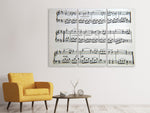 Leinwandbild 3-teilig Musik Noten