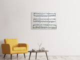 Leinwandbild 3-teilig Musik Noten