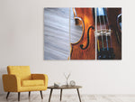 Leinwandbild 3-teilig Close up Violine